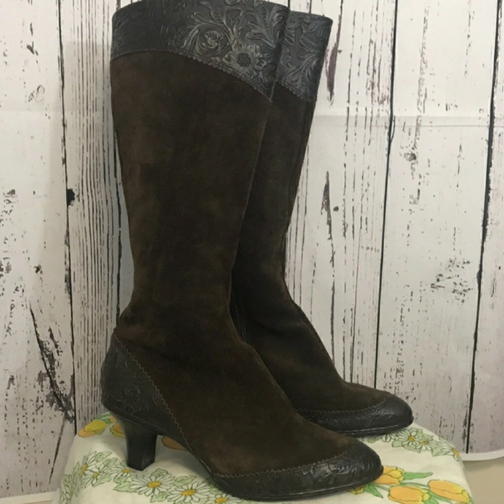 Last price drop! Chocolate Brown Leather Boots